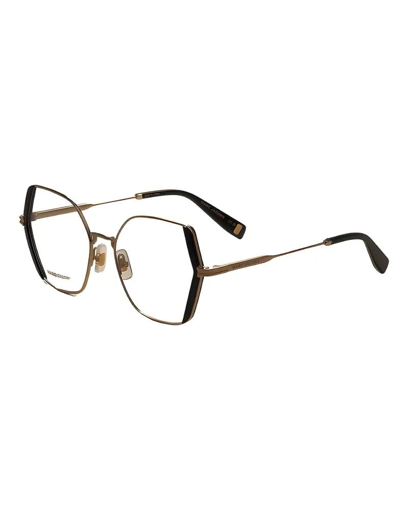 Marc Jacobs Brille mit geometrischem Gestell - Gold Gold