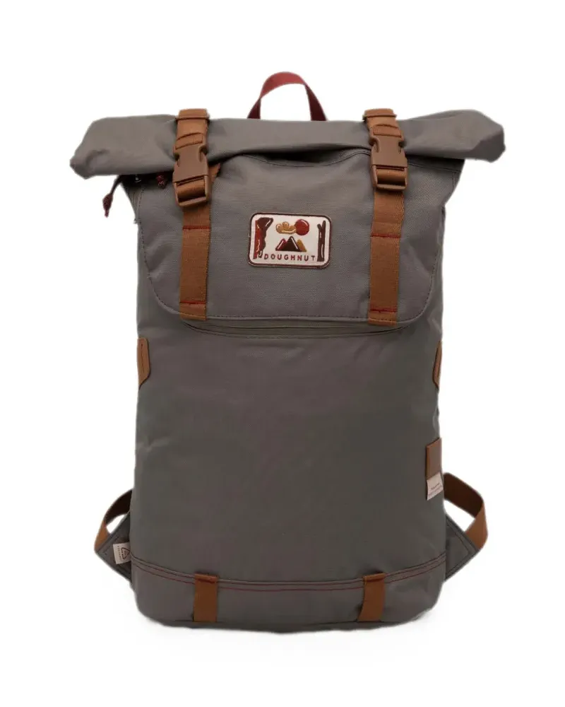 DOUGHNUT roll-top buckle-fastening backpack - Grau Grau