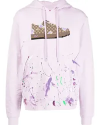 Mostly Heard Rarely Seen Hoodie mit Sneaker-Print Violett