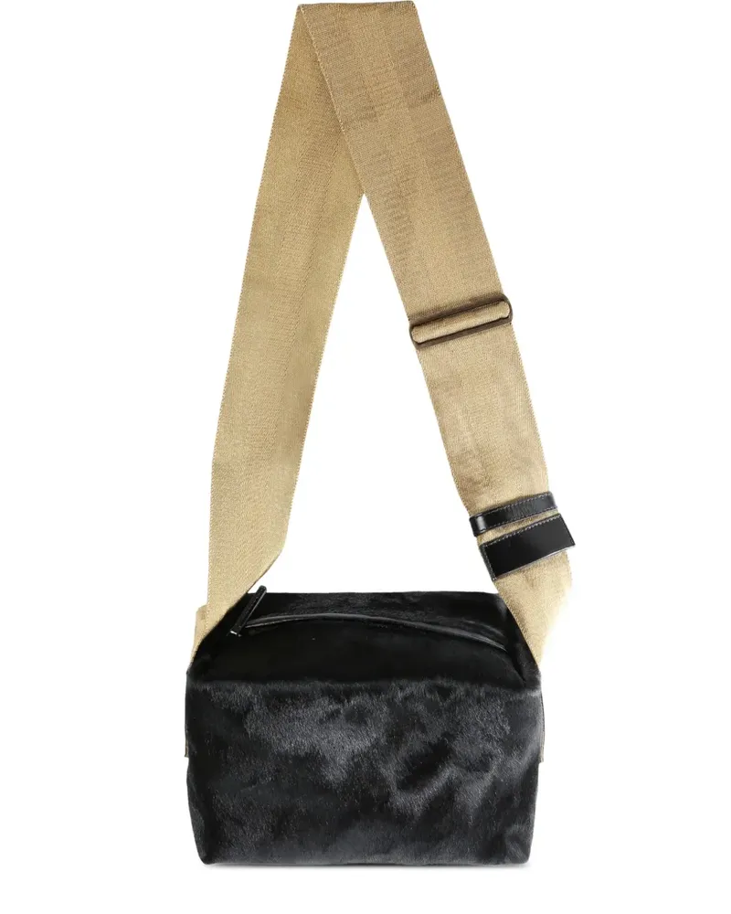 Uma Wang medium leather shoulder bag - Schwarz Schwarz