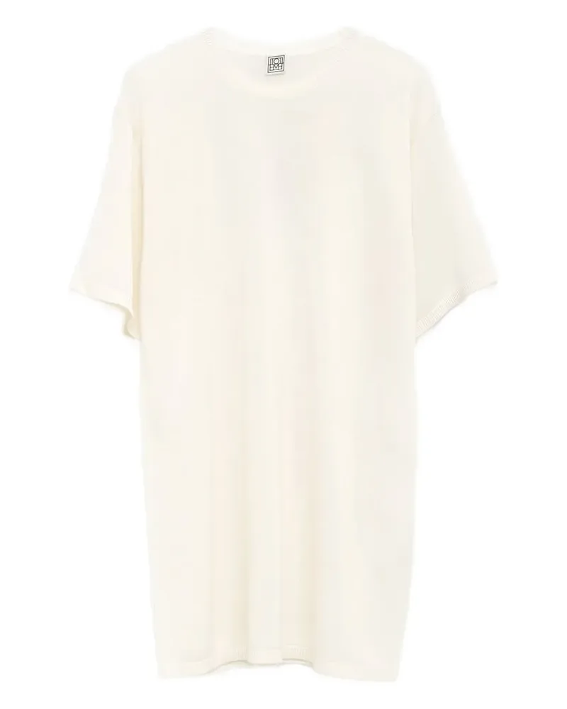Totême T-Shirt mit lockerem Schnitt - Weiß Weiß