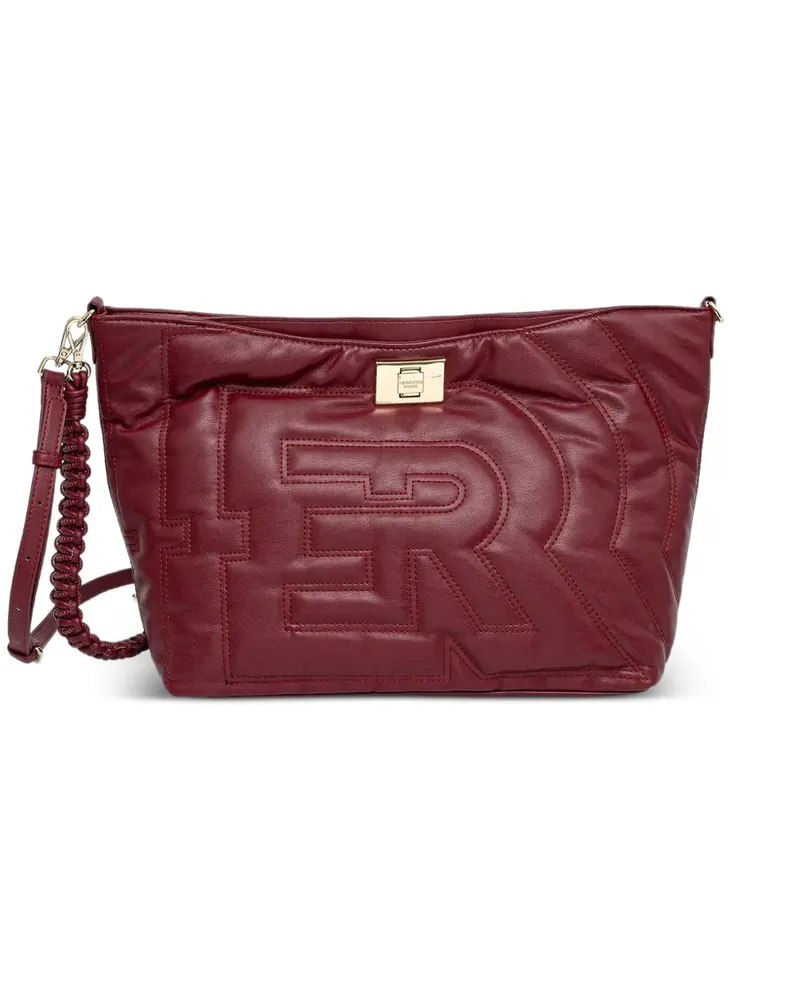 Ermanno Scervino Tote Bag mit Logo-Prägung - Rot Rot