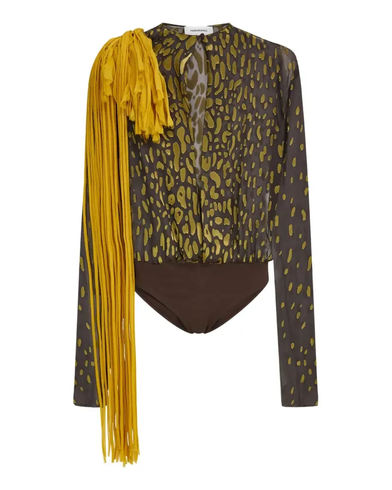 Ferragamo body with flower sash detail - Braun Braun