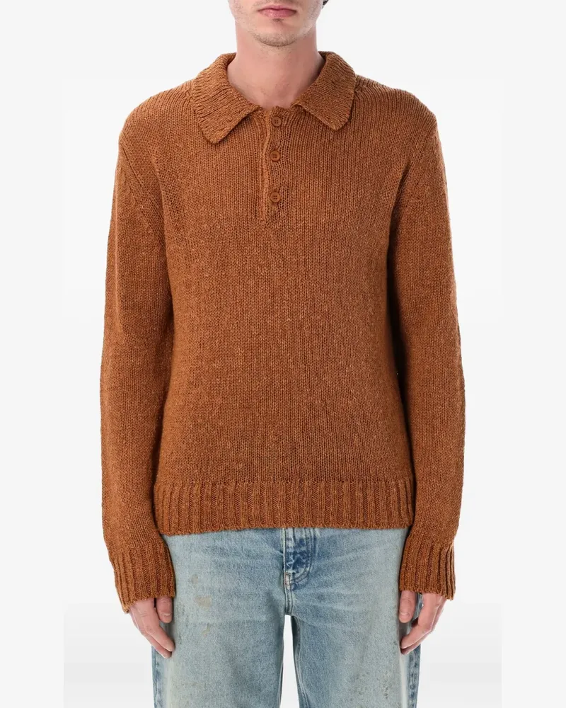 Sunflower buttoned polo shirt - Braun Braun