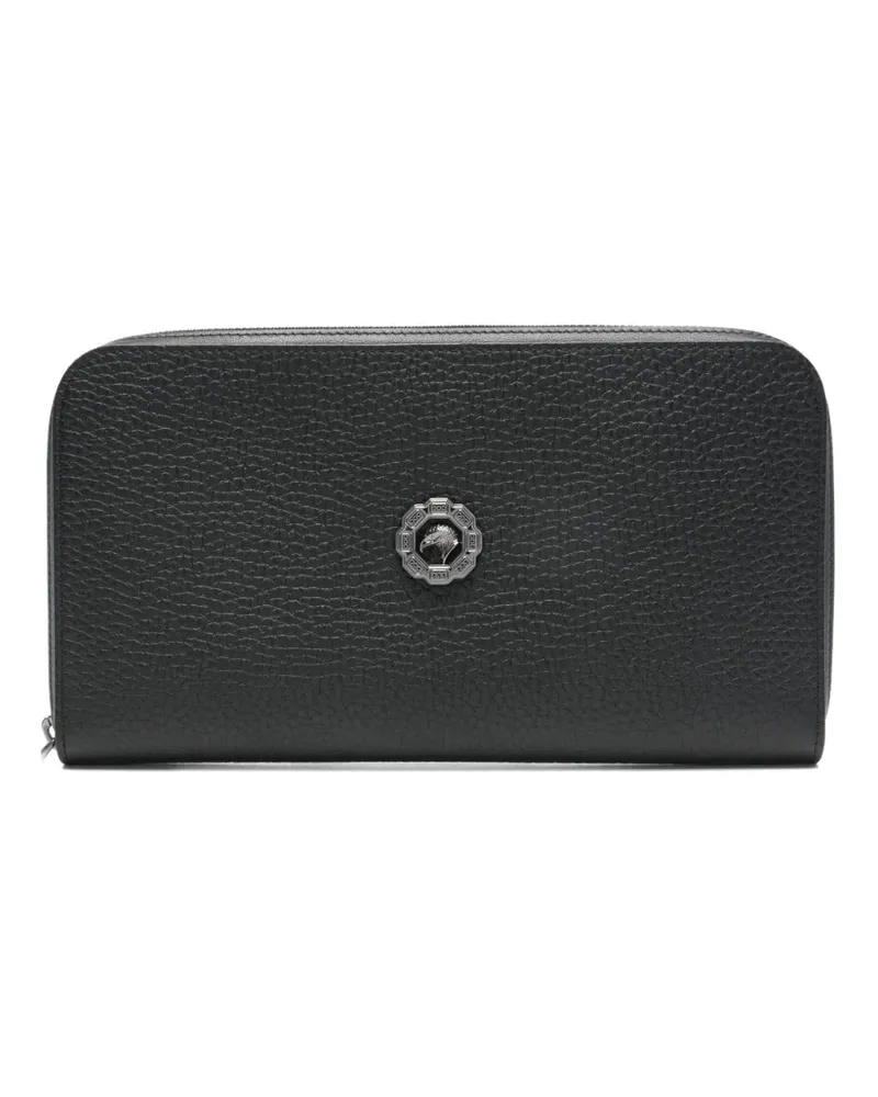 Stefano Ricci textured zip wallet - Schwarz Schwarz
