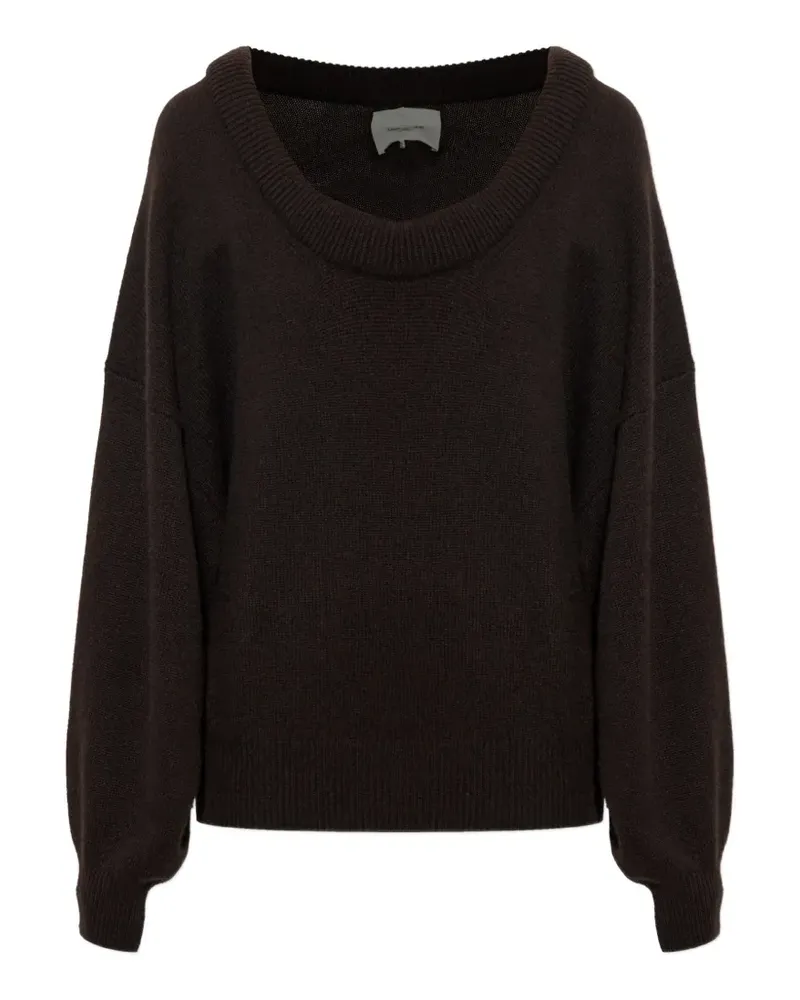 Lisa Yang Doria off-shoulder sweater - Braun Braun