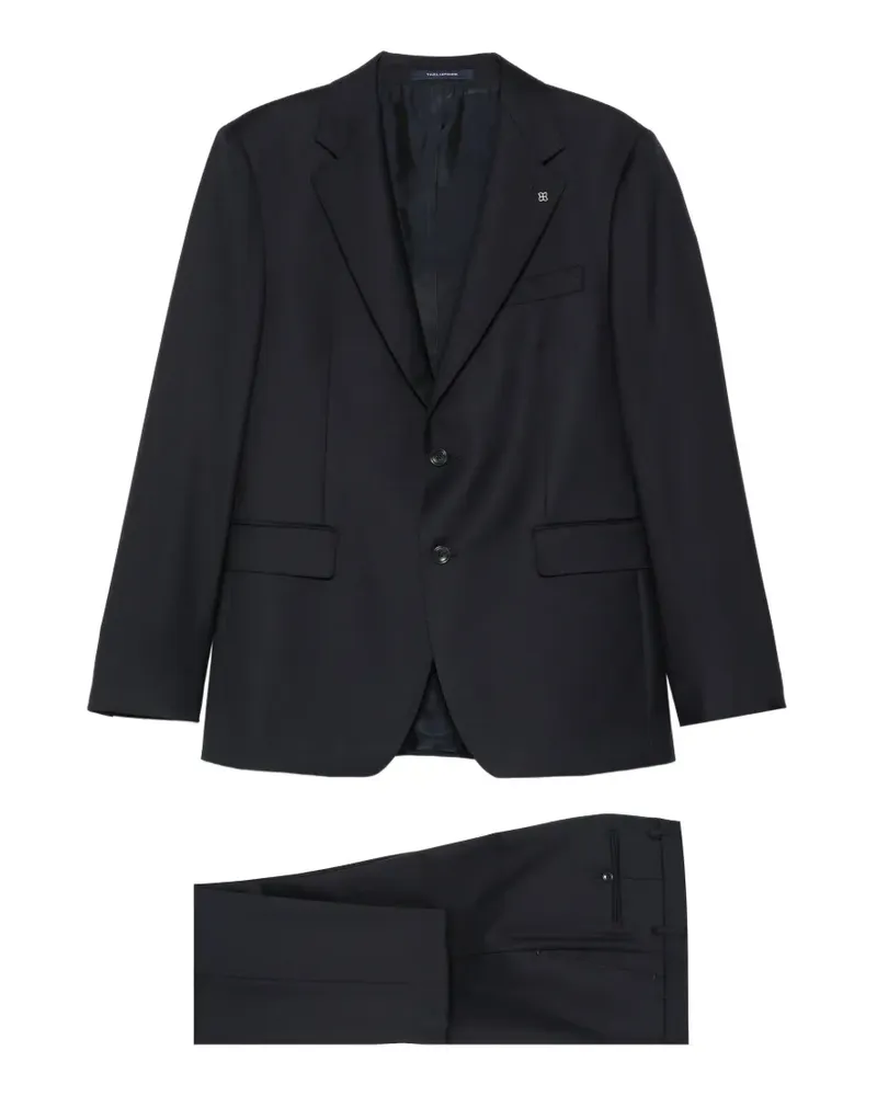 Tagliatore Anzug mit fallendem Revers - Blau Blau