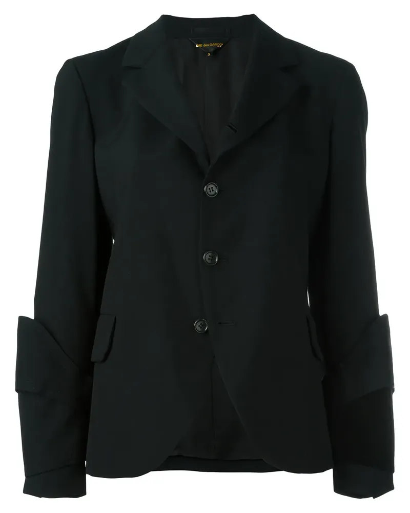 Comme des Garçons Blazer mit Ärmeleinsätzen - Schwarz Schwarz