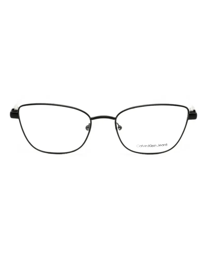 Calvin Klein Cat-Eye-Brille - Schwarz Schwarz