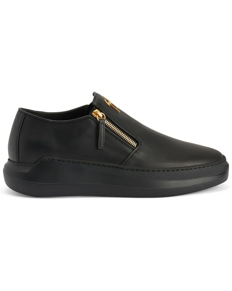 Giuseppe Zanotti Conley Zip Loafer Schwarz