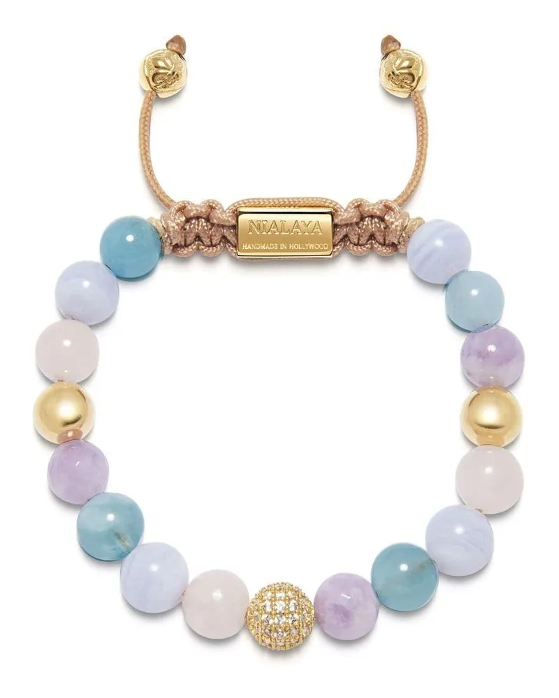 Nialaya Armband mit Kordelzug - Violett Violett