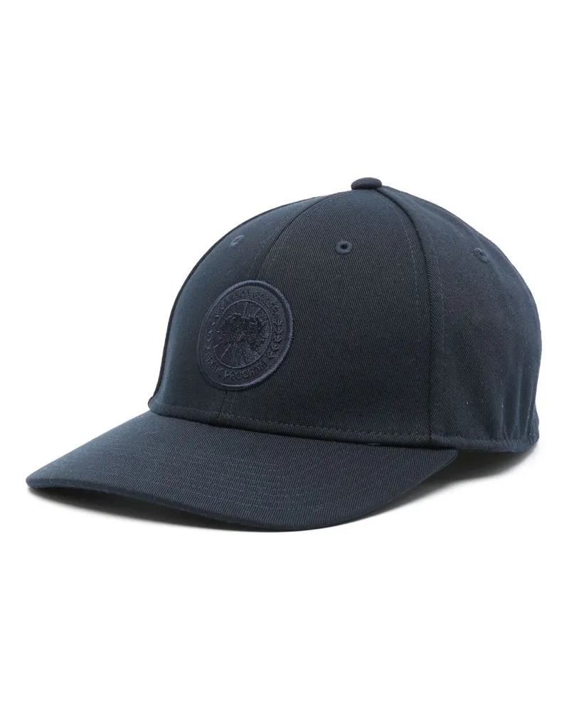 Canada Goose Baseballkappe mit Logo-Stickerei - Blau Blau