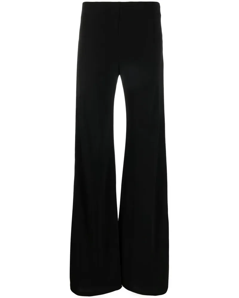 Alberta Ferretti Hose mit weitem Bein - Schwarz Schwarz