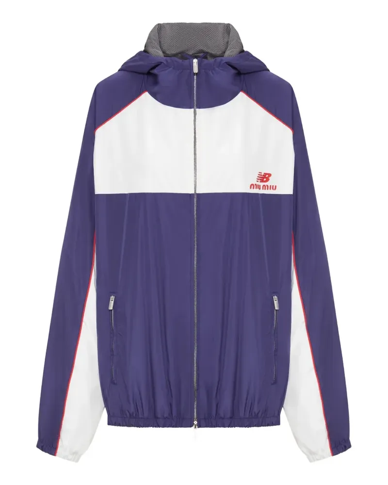 Miu Miu x New Balance poplin jacket - Violett Violett