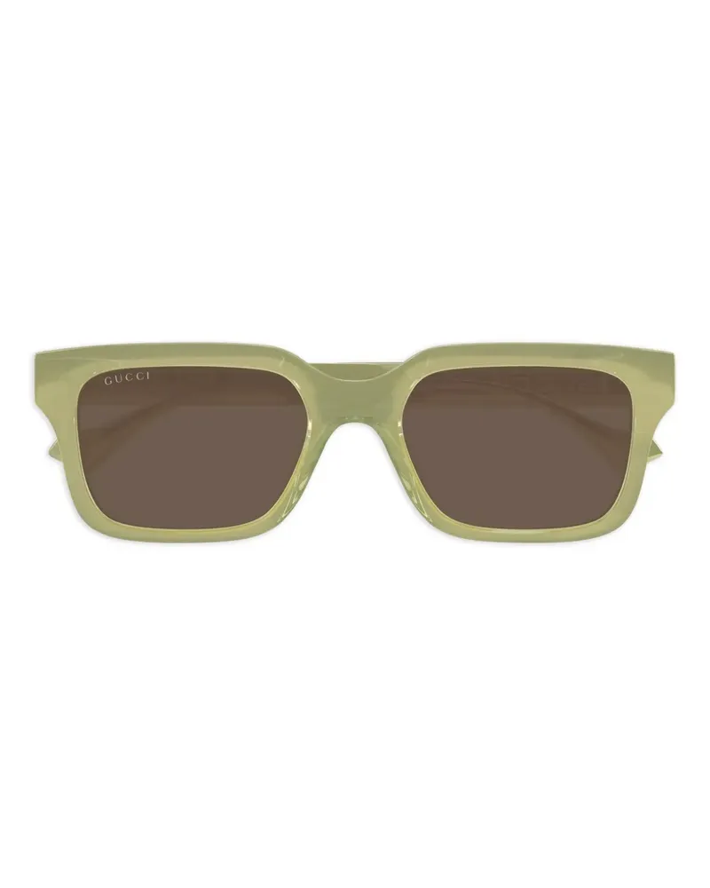 Gucci Eckige 'GG1732SK' Sonnenbrille - Grün Grün