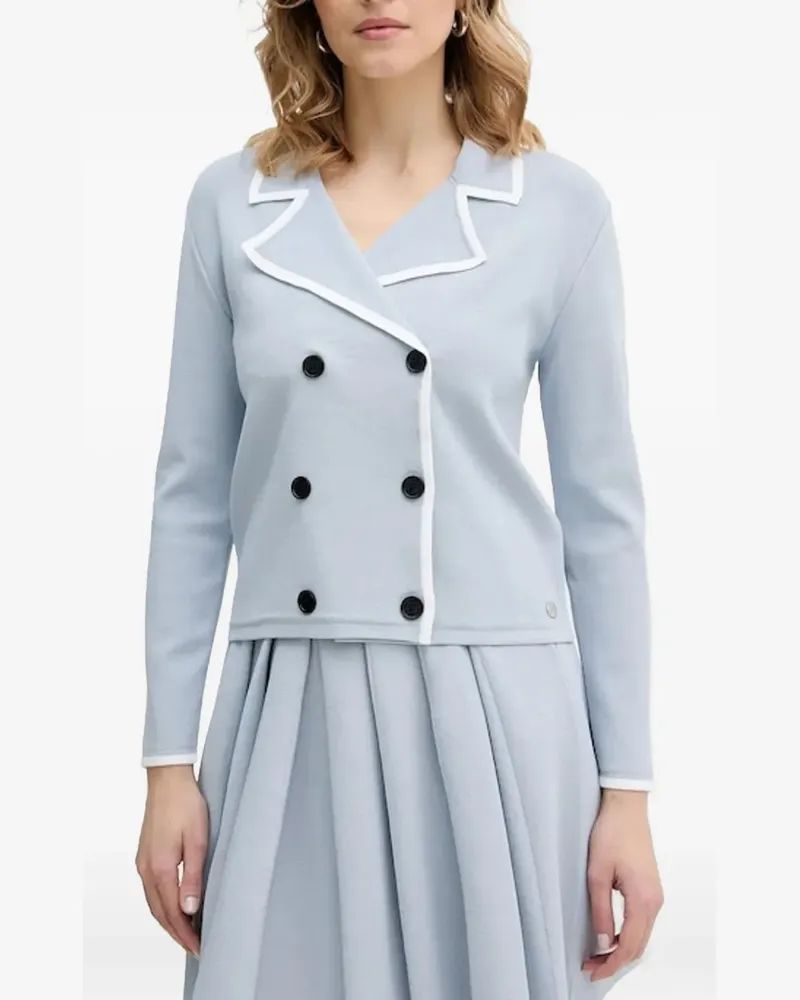 Karl Lagerfeld Doppelreihiger Cardigan - Blau Blau