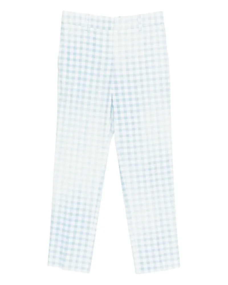 Ermanno Scervino gingham trousers - Blau Blau