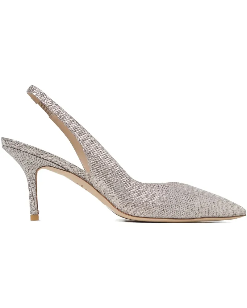 Stuart Weitzman pointed slingback pumps - Silber Silber