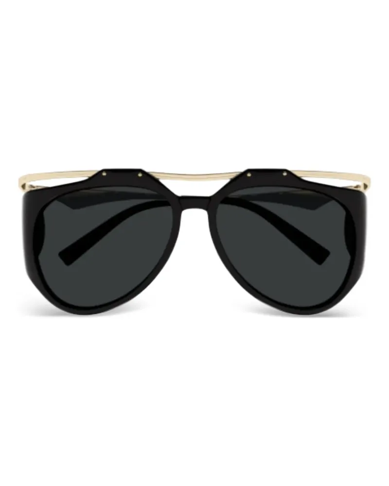 Saint Laurent Klassische Sonnenbrille - Schwarz Schwarz