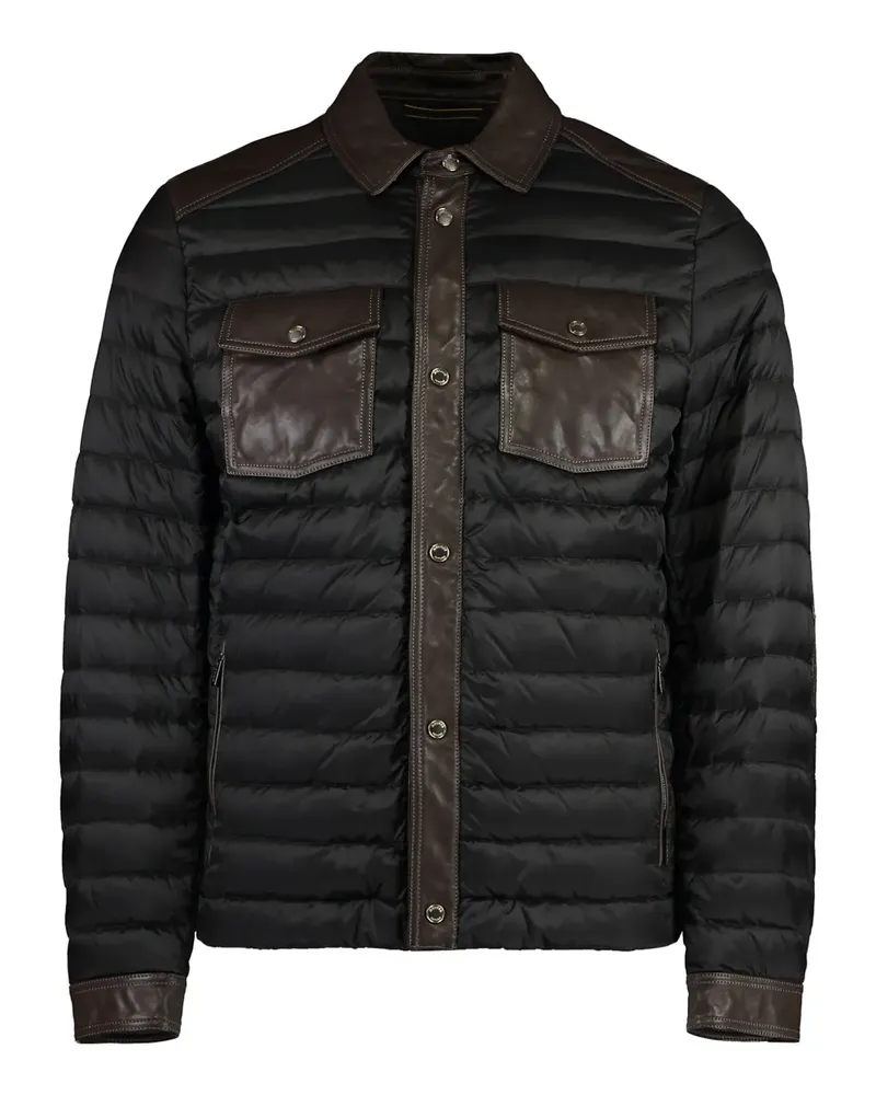 MOORER Crespi Jacke - Schwarz Schwarz