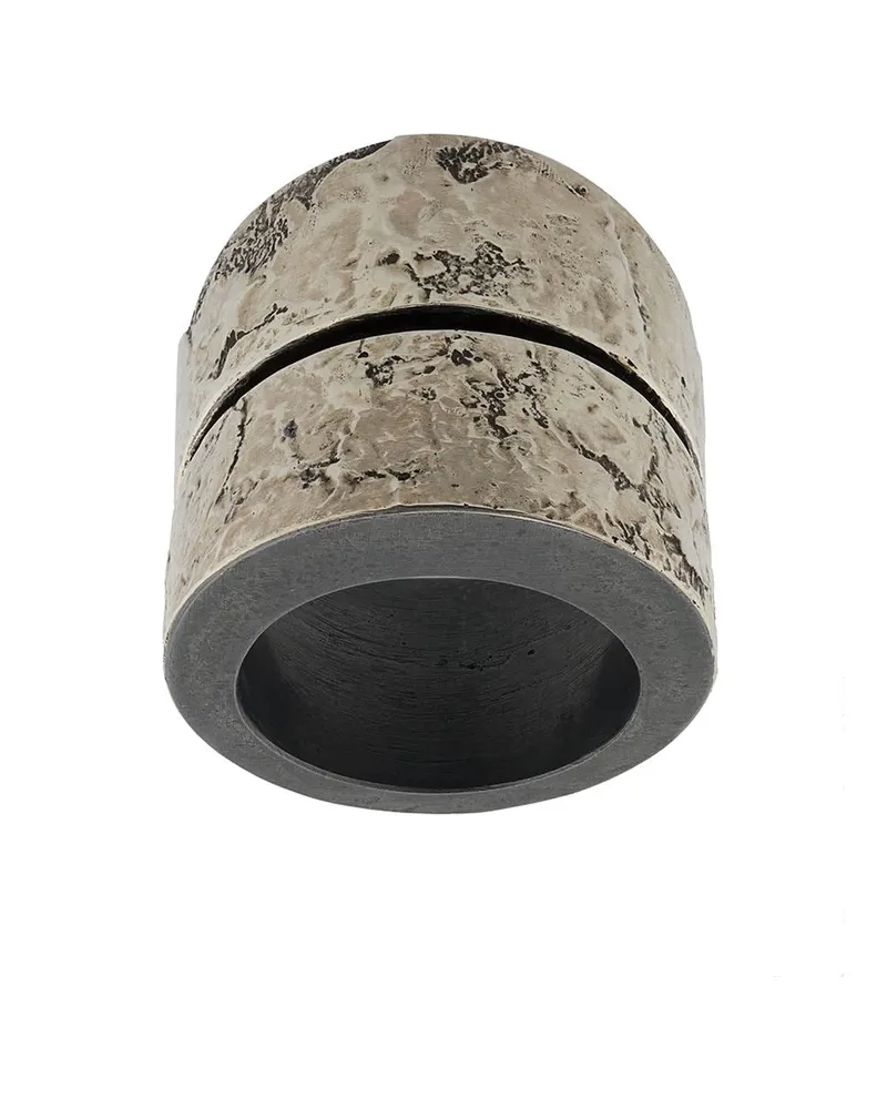 Parts Of Four Crevice' Ring - Silber Silber