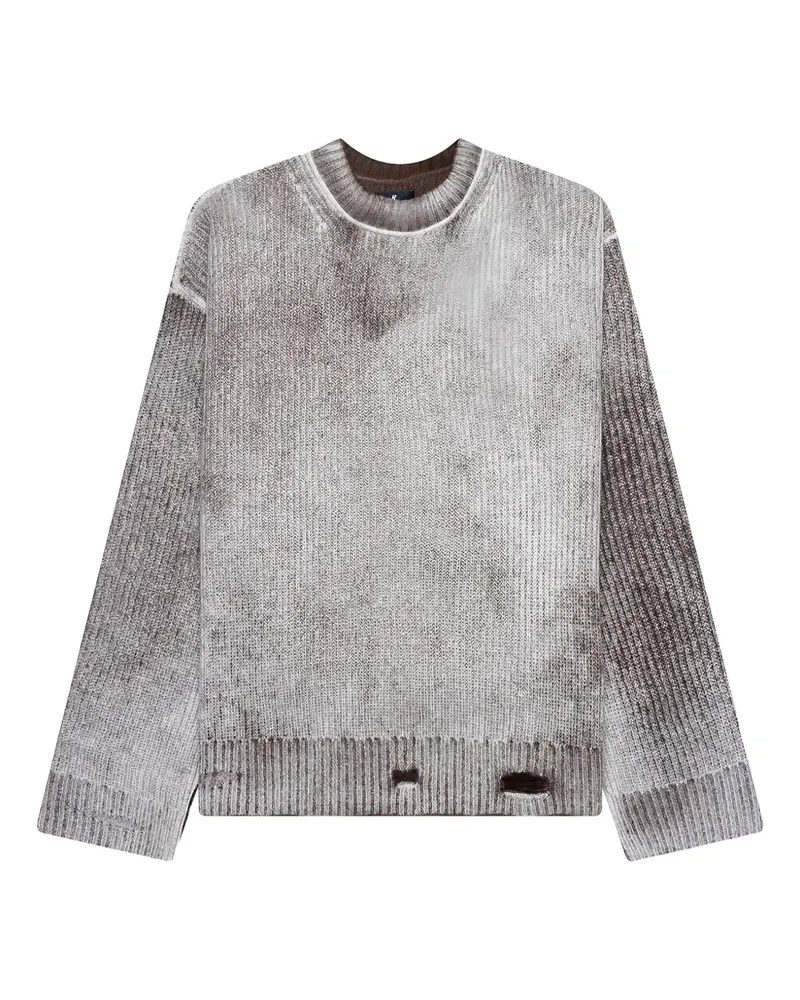 REPRESENT Gerippter Pullover - Grau Grau