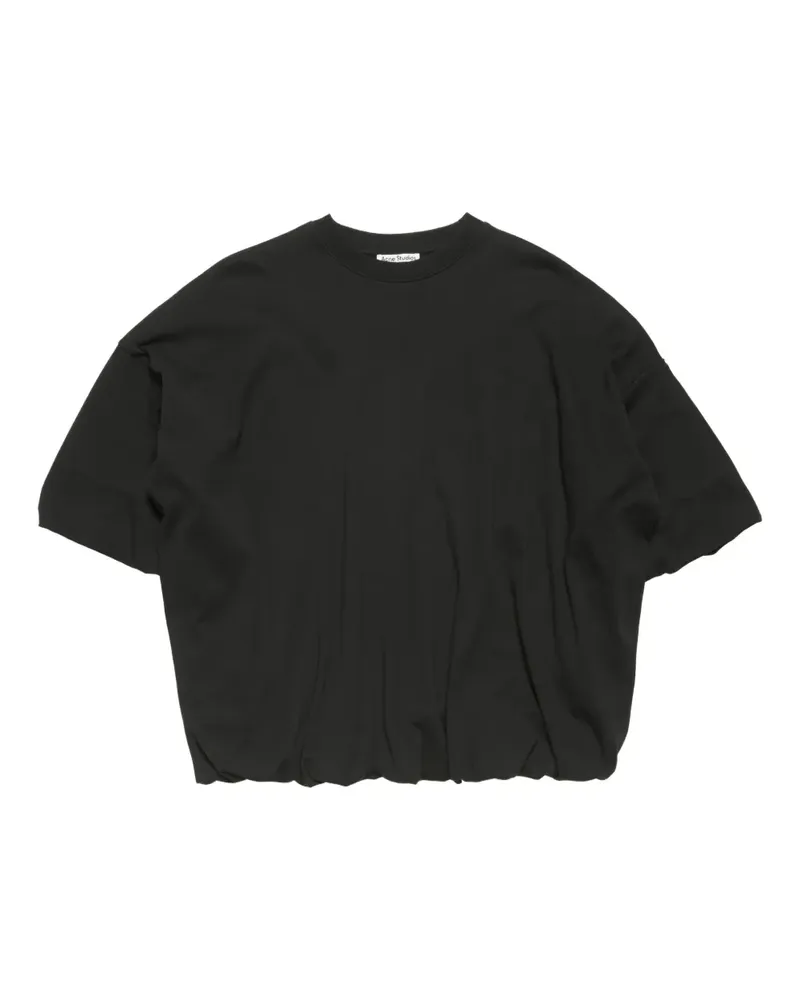 Acne Studios T-Shirt mit Print - Schwarz Schwarz
