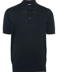 ERALDO Gestricktes Poloshirt Blau