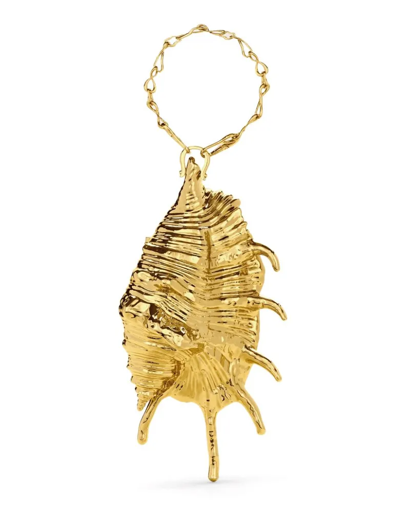 Cult Gaia Bresha Clutch - Gold Gold