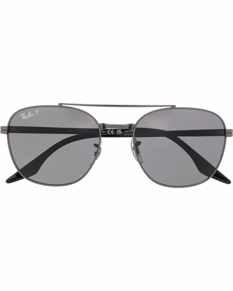 Ray Ban Getönte Pilotenbrille - Schwarz Schwarz