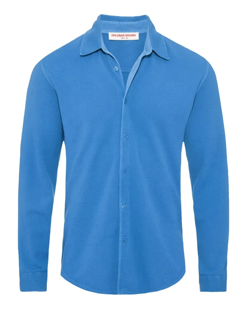 Orlebar Brown Giles' Hemd - Blau Blau