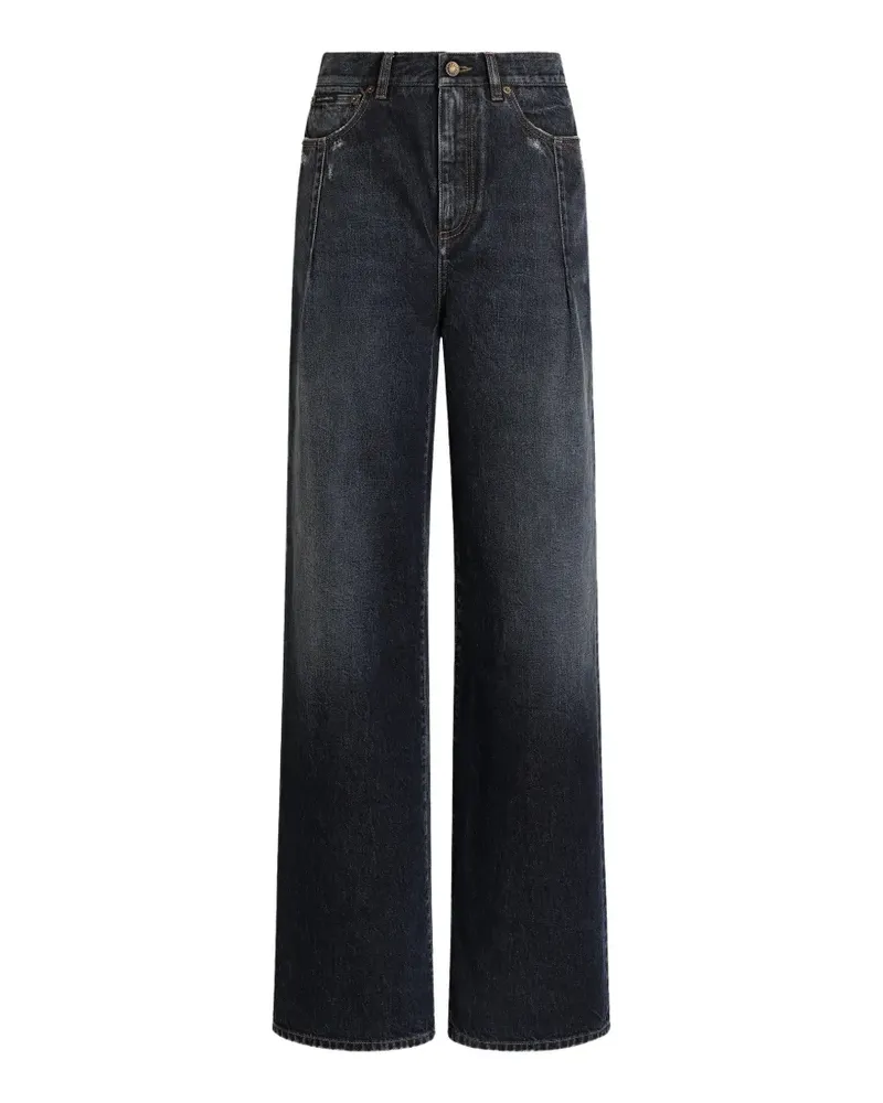 Dolce & Gabbana Jeans mit 5 Taschen - Schwarz Schwarz