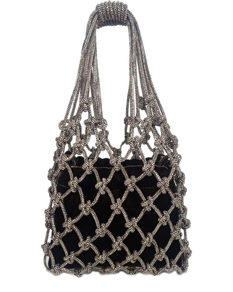 HIBOURAMA Carrie Schultertasche - Schwarz Schwarz