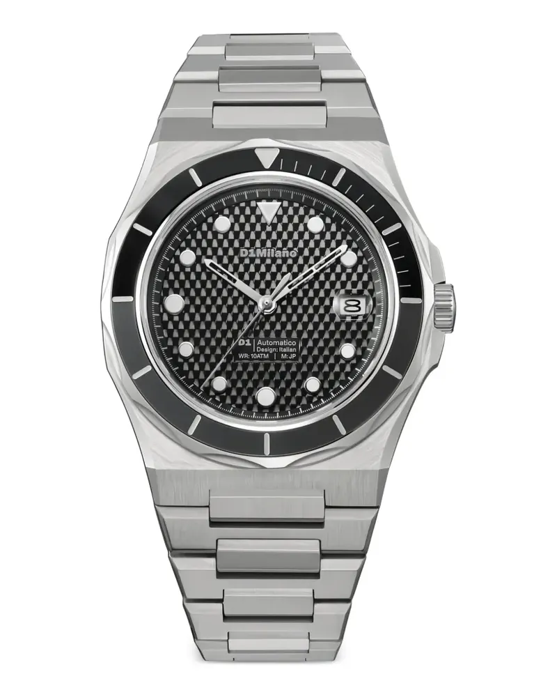 D1 Milano Automatic Armbanduhr 40mm - Schwarz Schwarz