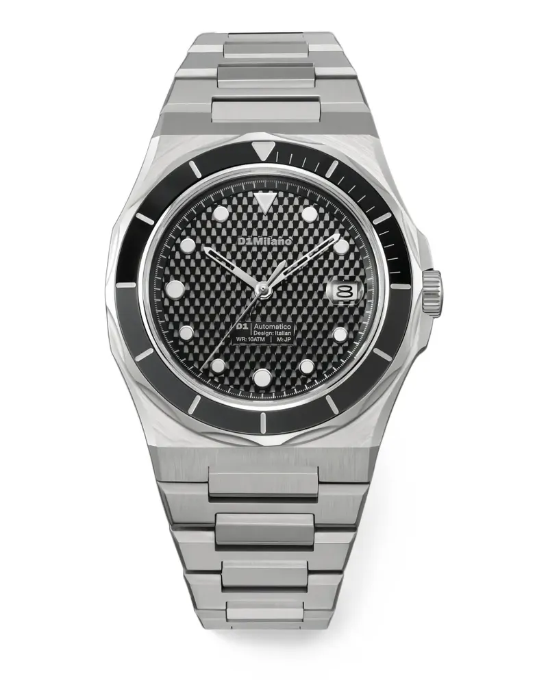 D1 Milano Automatic Armbanduhr 40mm - Schwarz Schwarz
