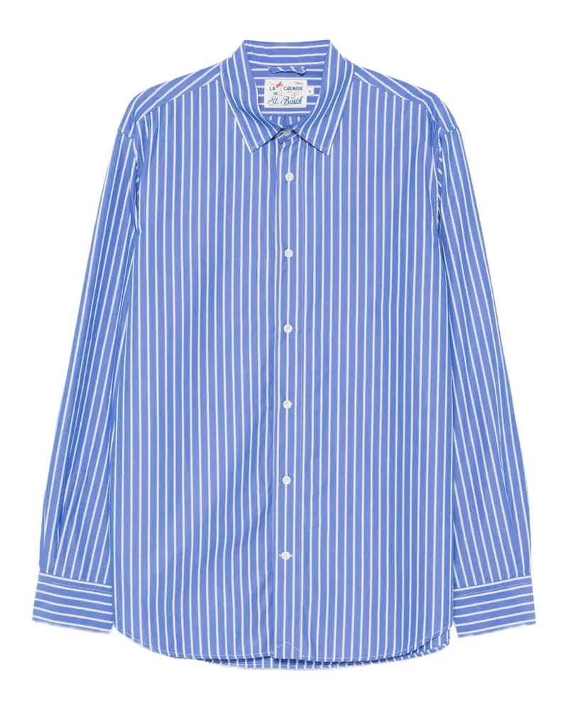 MC2 Saint Barth Levanzo striped shirt - Blau Blau