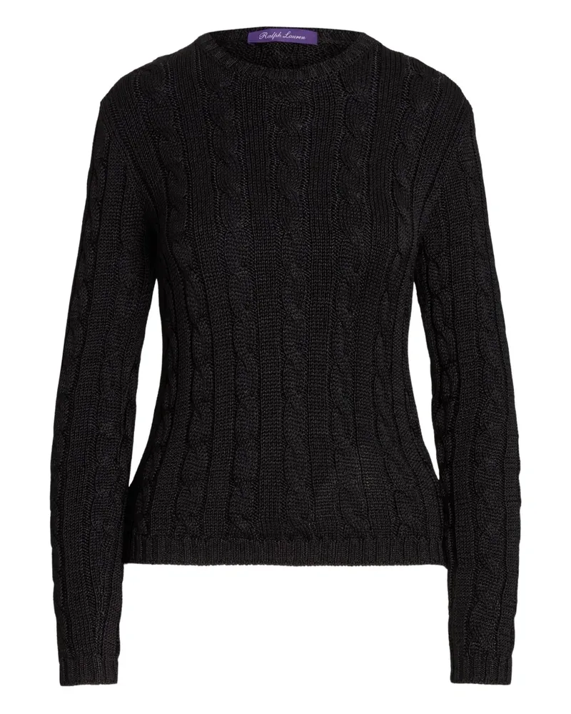 Ralph Lauren Pullover mit Zopfmuster - Schwarz Schwarz
