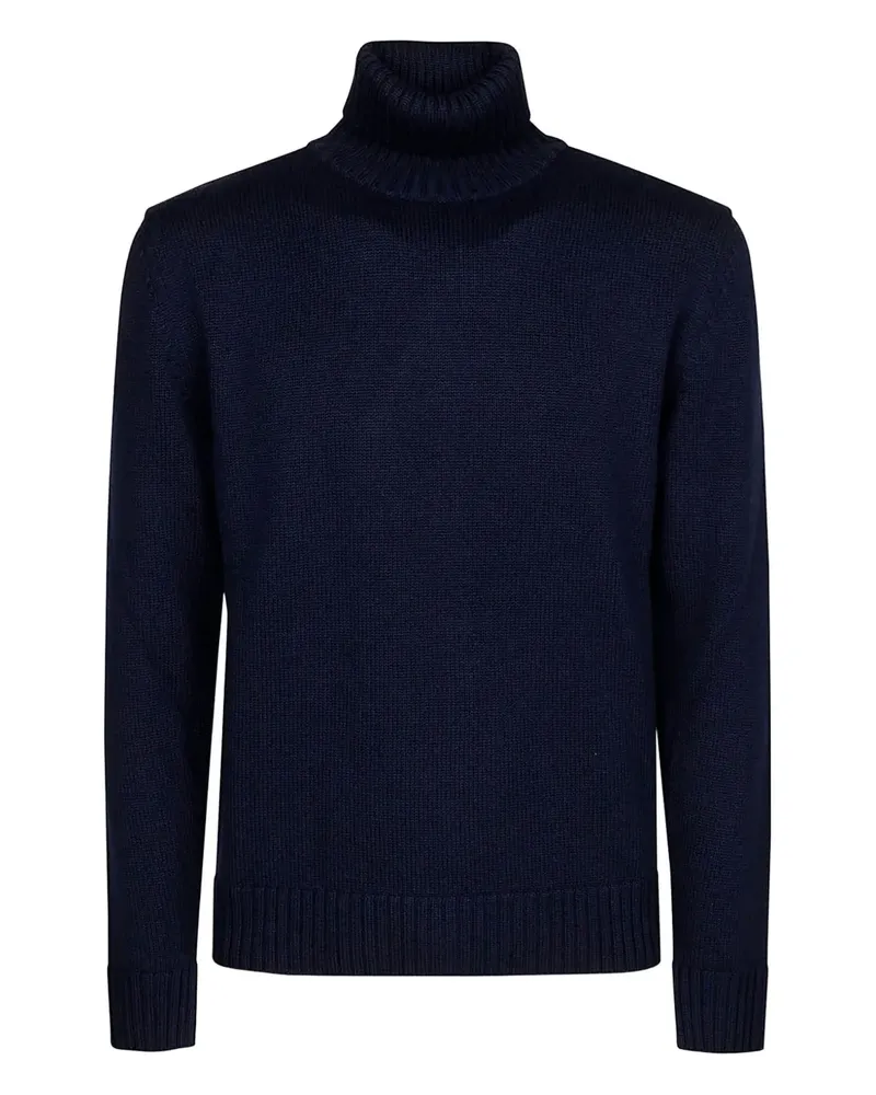 Alpha Industries Pullover mit Stehkragen - Blau Blau
