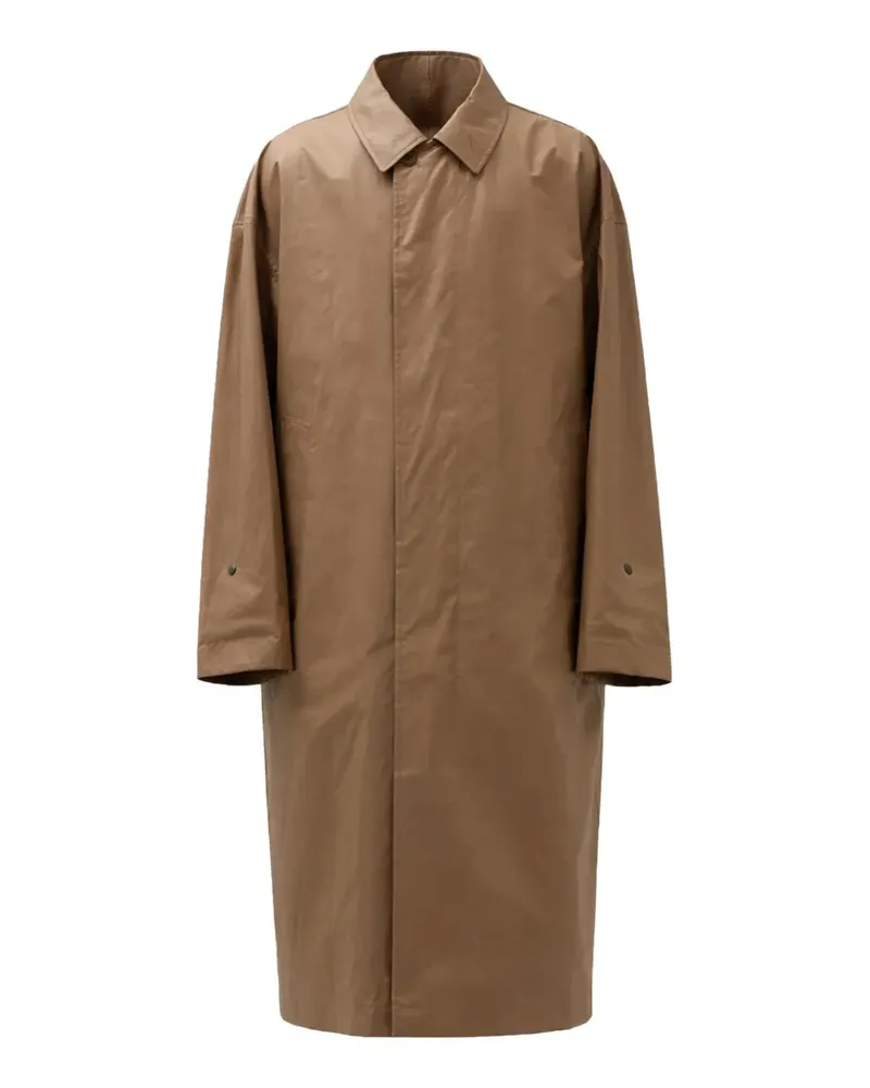 Christophe Lemaire Kastiger Regenmantel - Braun Braun