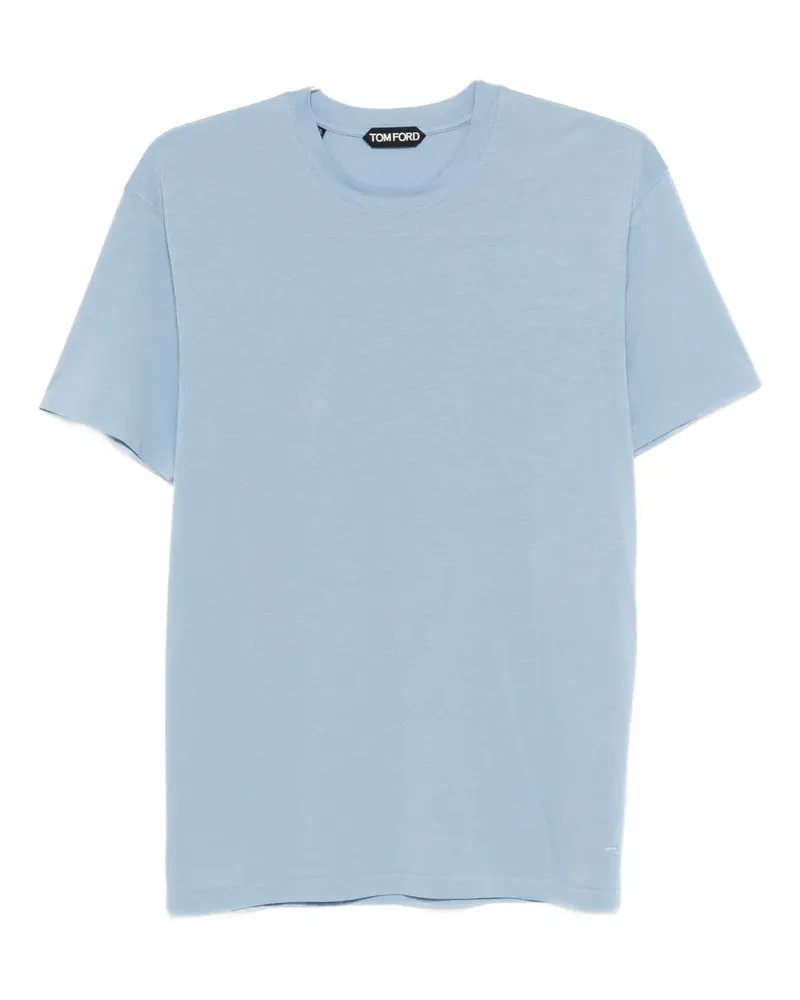 Tom Ford T-Shirt mit rundem Ausschnitt - Blau Blau