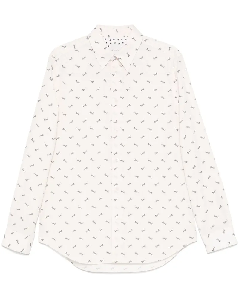 Paul Smith Hemd mit grafischem Print Nude