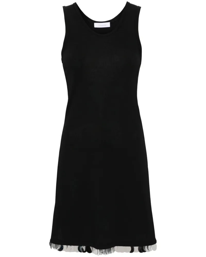 Paco Rabanne Ärmelloses Minikleid - Schwarz Schwarz