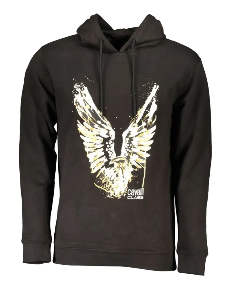 Roberto Cavalli eagle-print hoodie - Schwarz Schwarz