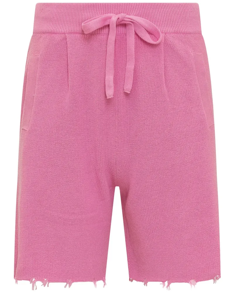Laneus Ungesäumte Shorts - Rosa Rosa