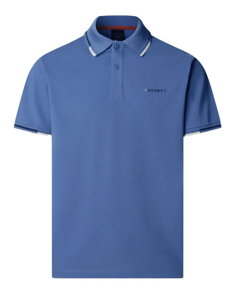 Hackett Poloshirt mit Spitzendetail - Blau Blau