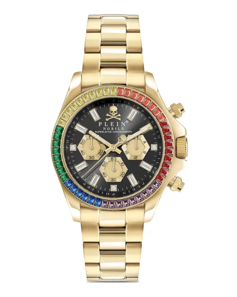 Philipp Plein Nobile Chrono Armbanduhr 43mm - Schwarz Schwarz