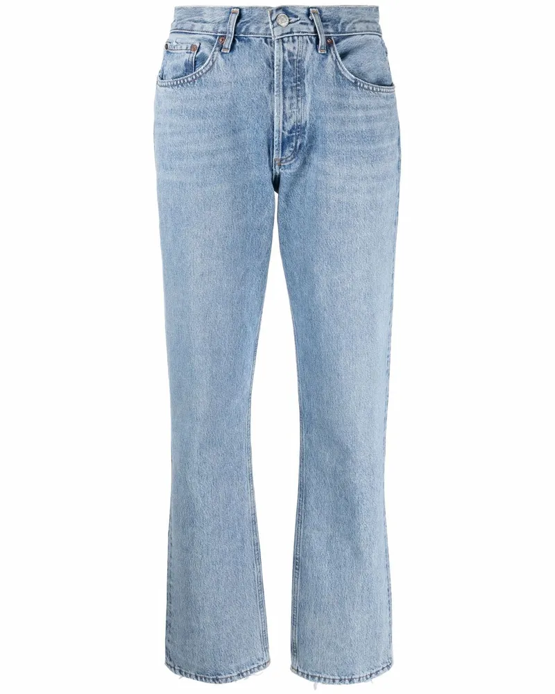 AGOLDE Gerade Jeans Blau