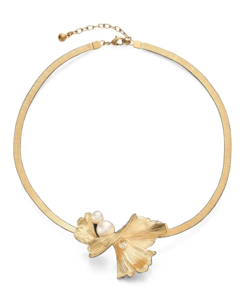 Jimmy Choo Wave Perlenkette - Gold Gold