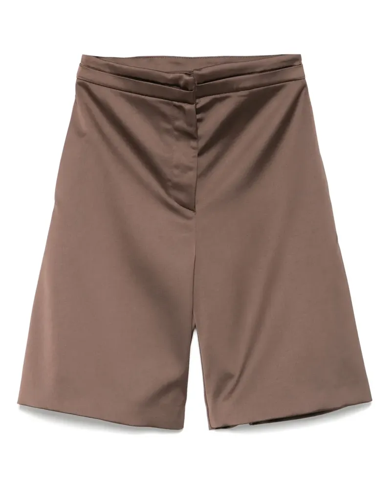 Patrizia Pepe Shorts aus Satin - Braun Braun