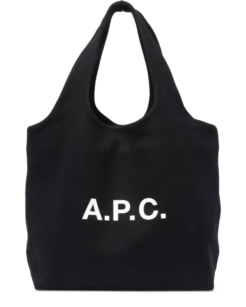 A.P.C. Kleiner Ninon Shopper - Schwarz Schwarz